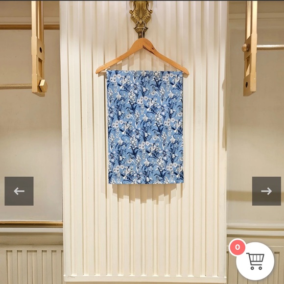 AGHA NOOR Floral Blue Dress - Picture 4 of 15